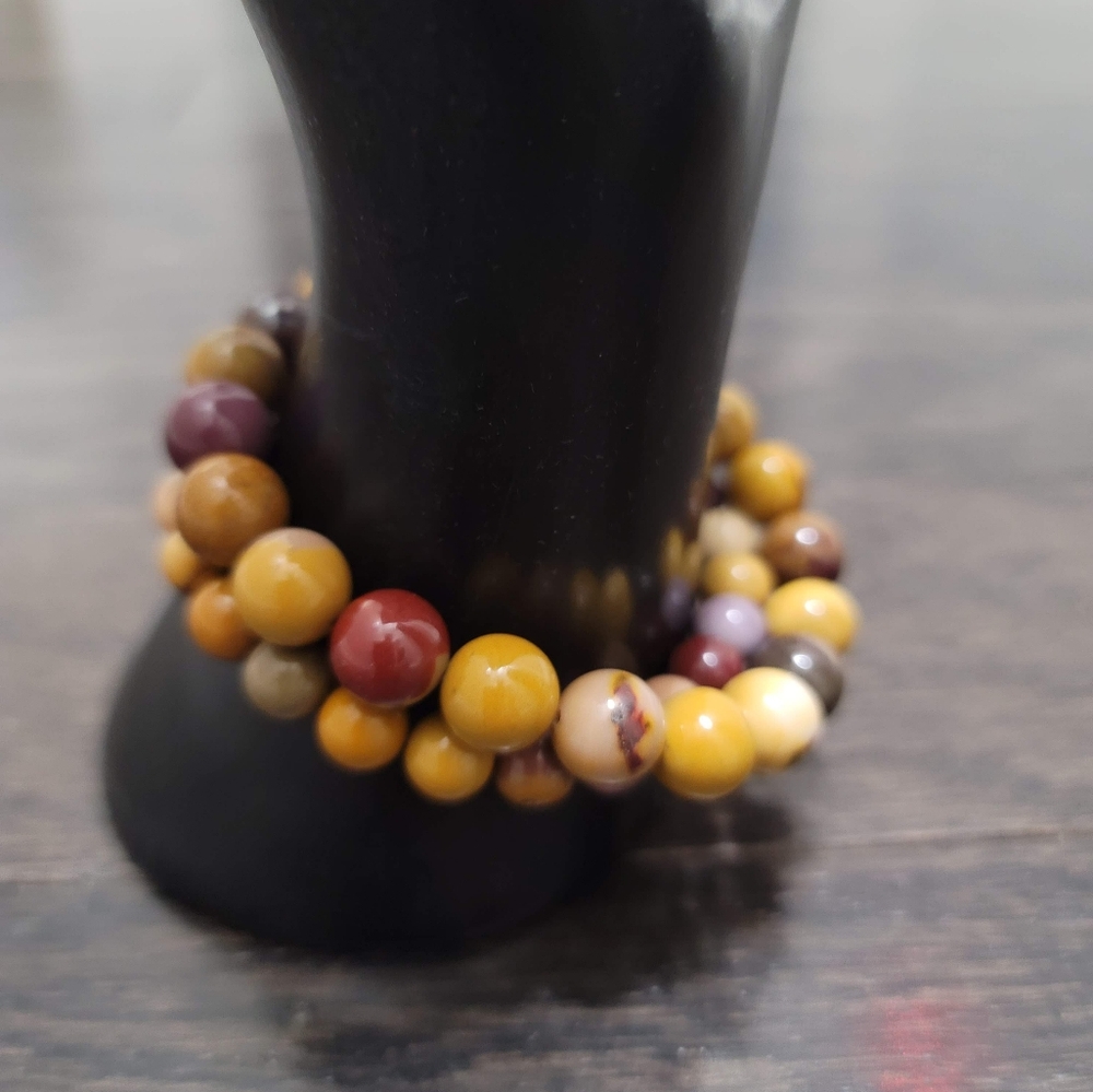Mookaite Bead Bracelets